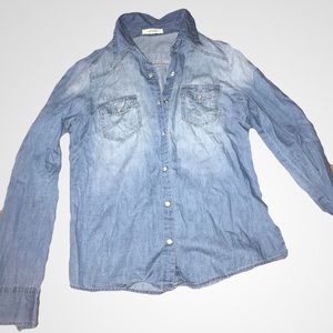 denim button down
